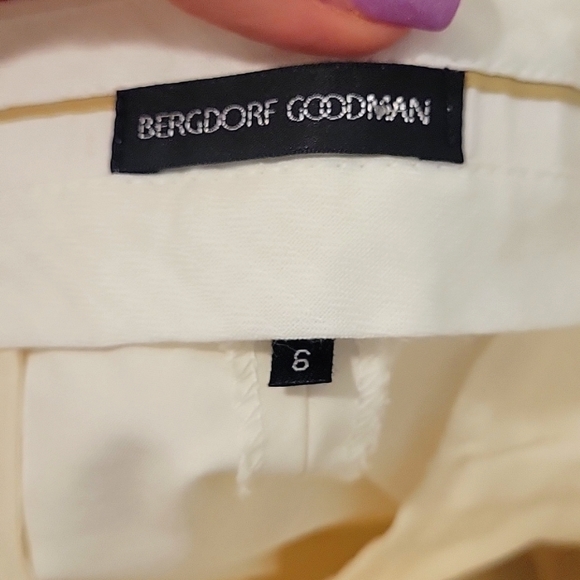 Theory for Bergdorf Goodman white bootcut pants size 6 - Picture 3 of 4